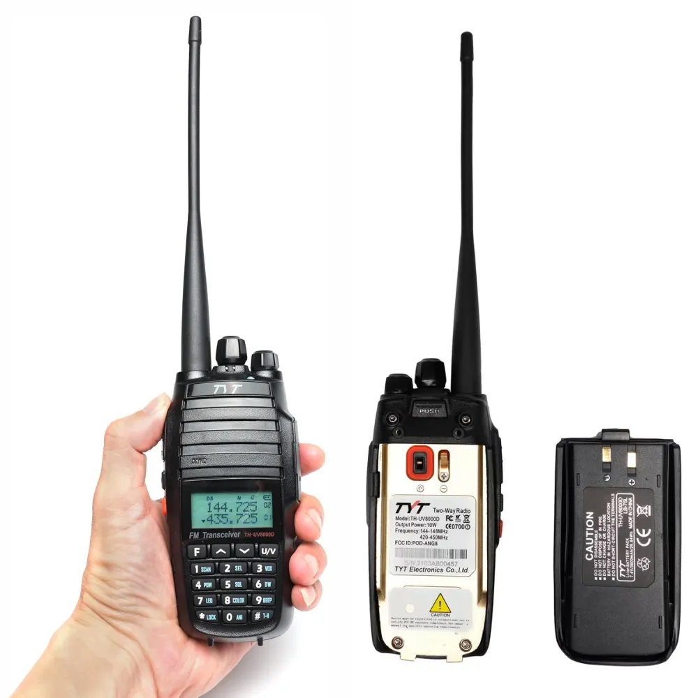 1 X Radio Walkie Talkie Th-uv8000d Doble Banda 128 Canales