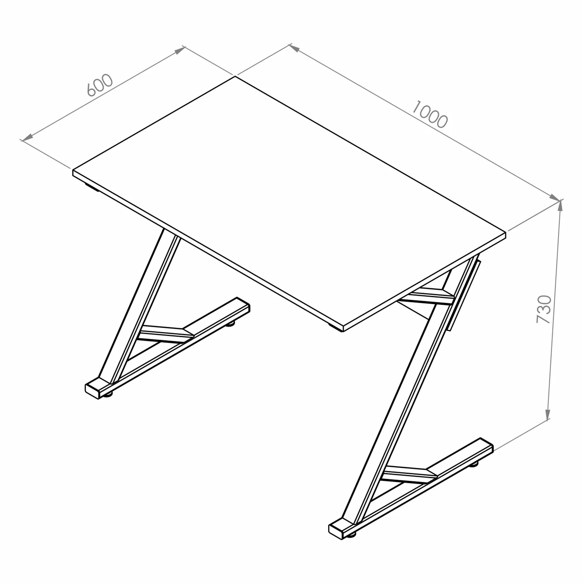 Escritorio Zate Cafe 100 x 76 x 60