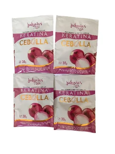 Tratamiento Nutritivo Capilar Cebolla 4 Sobres De 30g