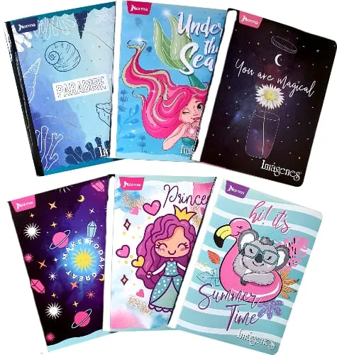 Cuaderno De 100 Hojas Norma Imágenes Niñas 