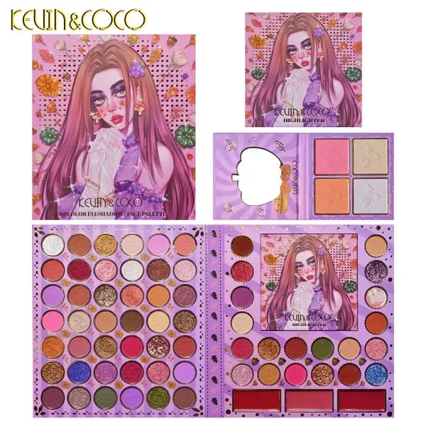 Sombras De Ojos Kevin Y Coco X69 Colores Glamour Magico 