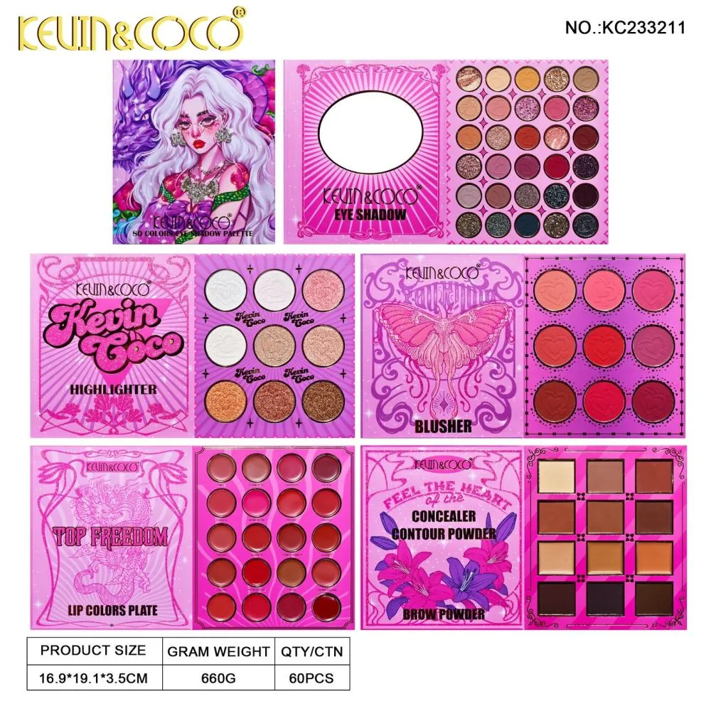 Sombras De Ojos X98 Colores  Kevin Y Coco - Drangon Queen 