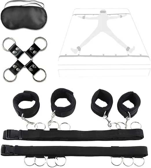 Juego Sexual Kit De Bondage De Cama Aurora 