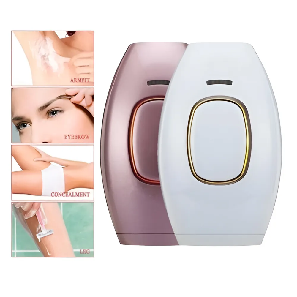 Depilador Portatil Laser IPL Removedor Vello Piel Pulsos Blanco