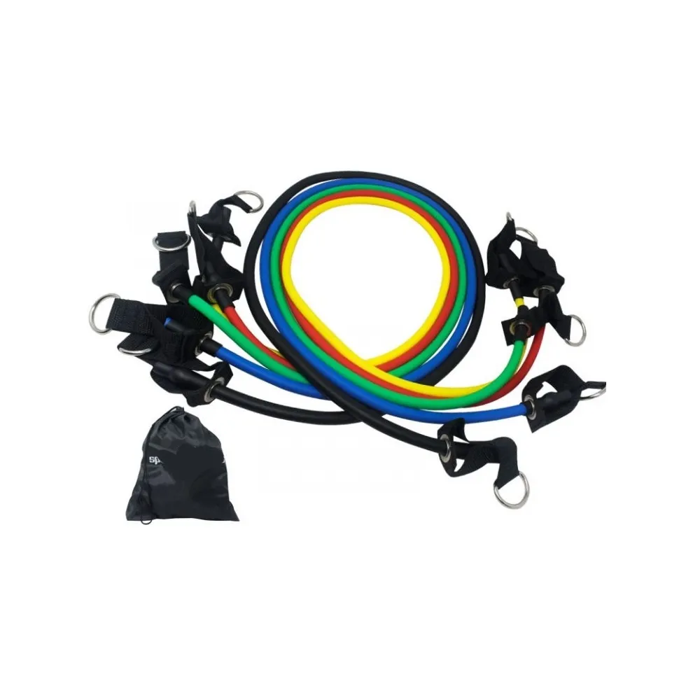 Kit Bandas Elasticas Tubulares 11 Piezas Anclaje Resistencia