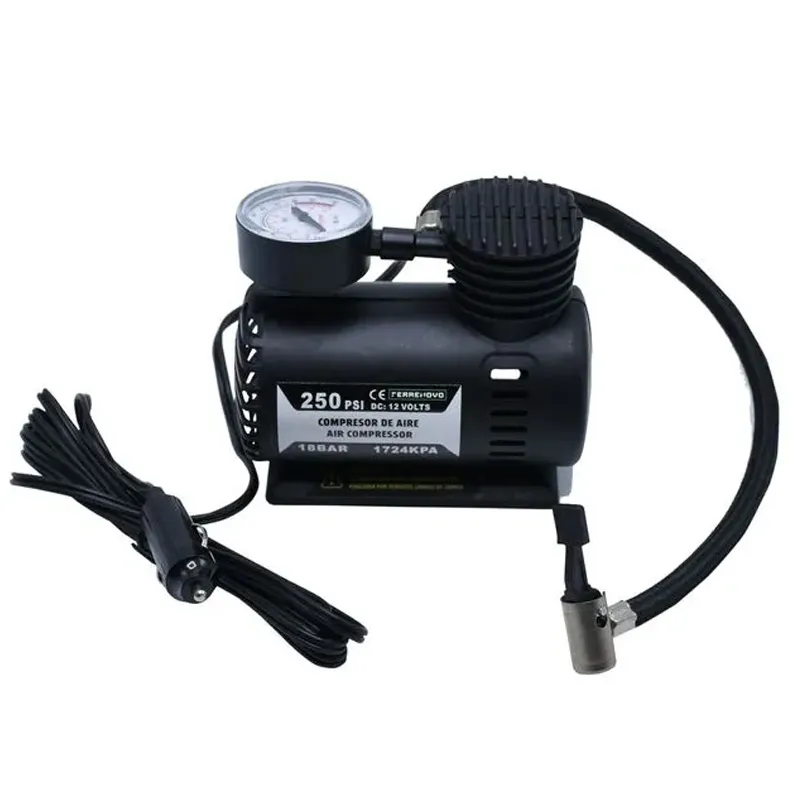 Mini Compresor Aire 12v Portatil Vehiculos Inflador Neumaticos 250psi Carro