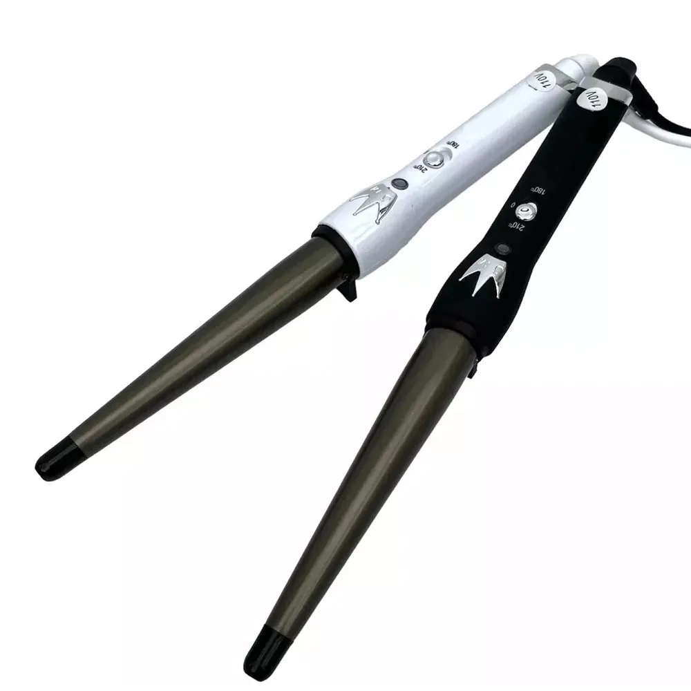 Pinza Cabello Pelo Conica Crespos Electrica Encrespador Rizador Re2072 Ng