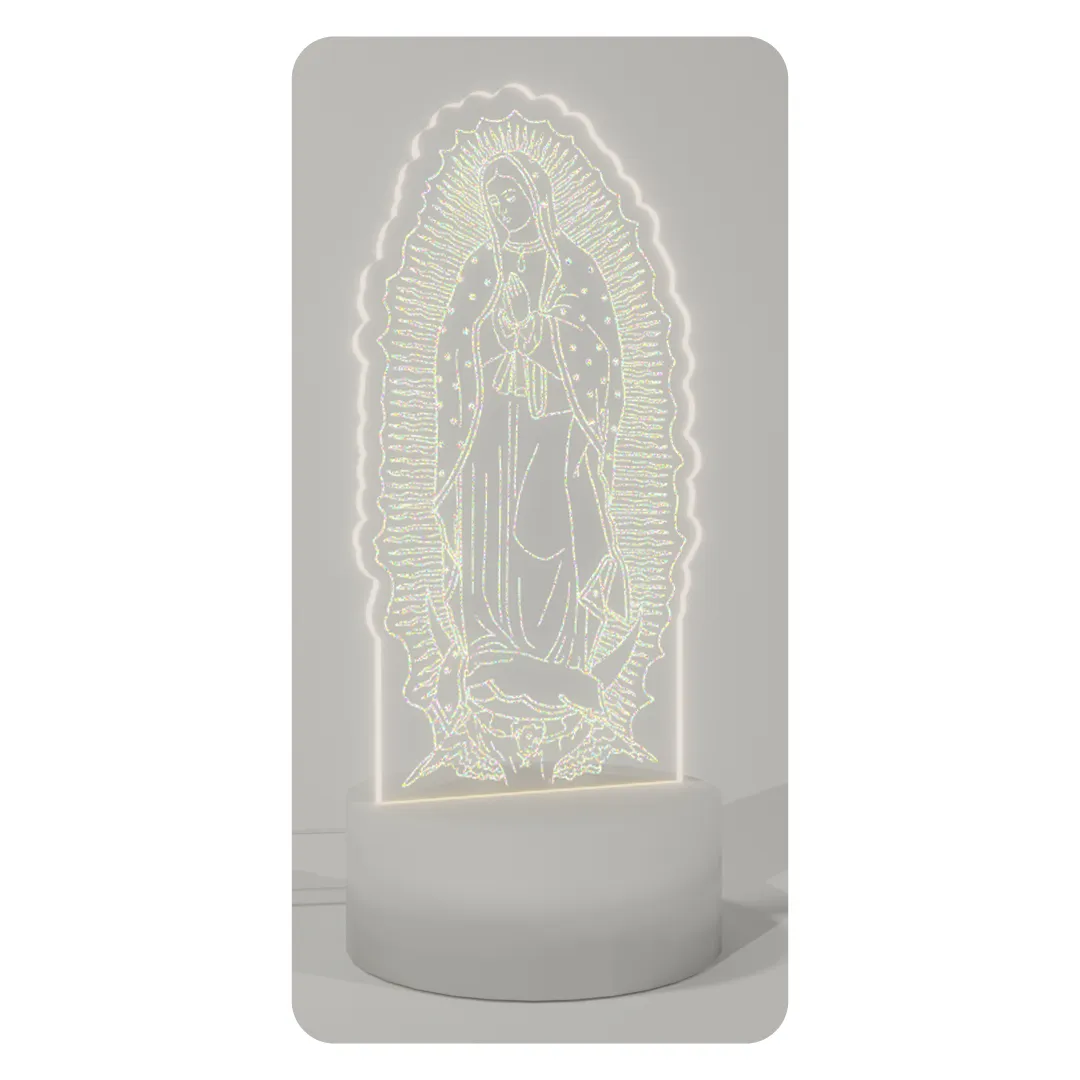 Lampara Base Led Virgen Maria V252