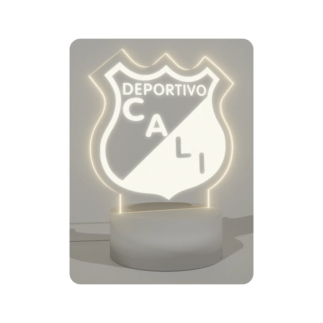 Lampara Base Led Escudo Deportivo Cali V285