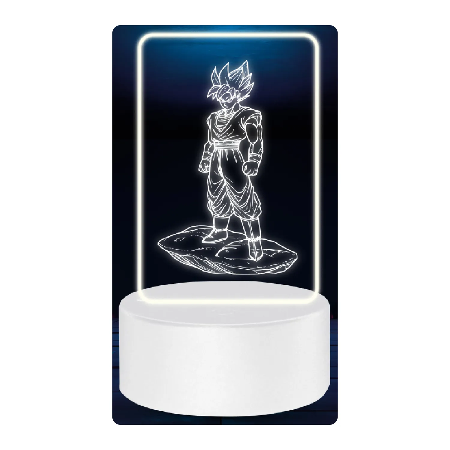 Lámpara Base Led Goku Dragon Ball Z V-1