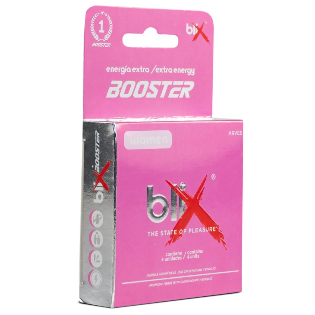 Pastillas Potenciadoras Femeninas Blix Booster (4 und)