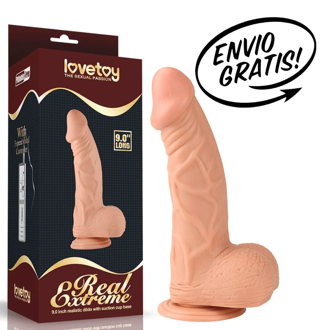 Dildo Realista Real Extreme 23 cm Marca Lovetoy