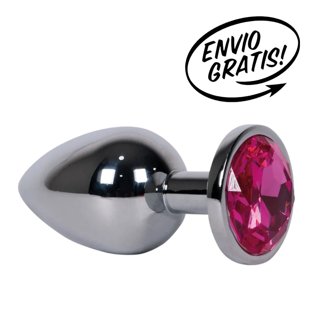 Fuchsia Gema Anal Plug Grande