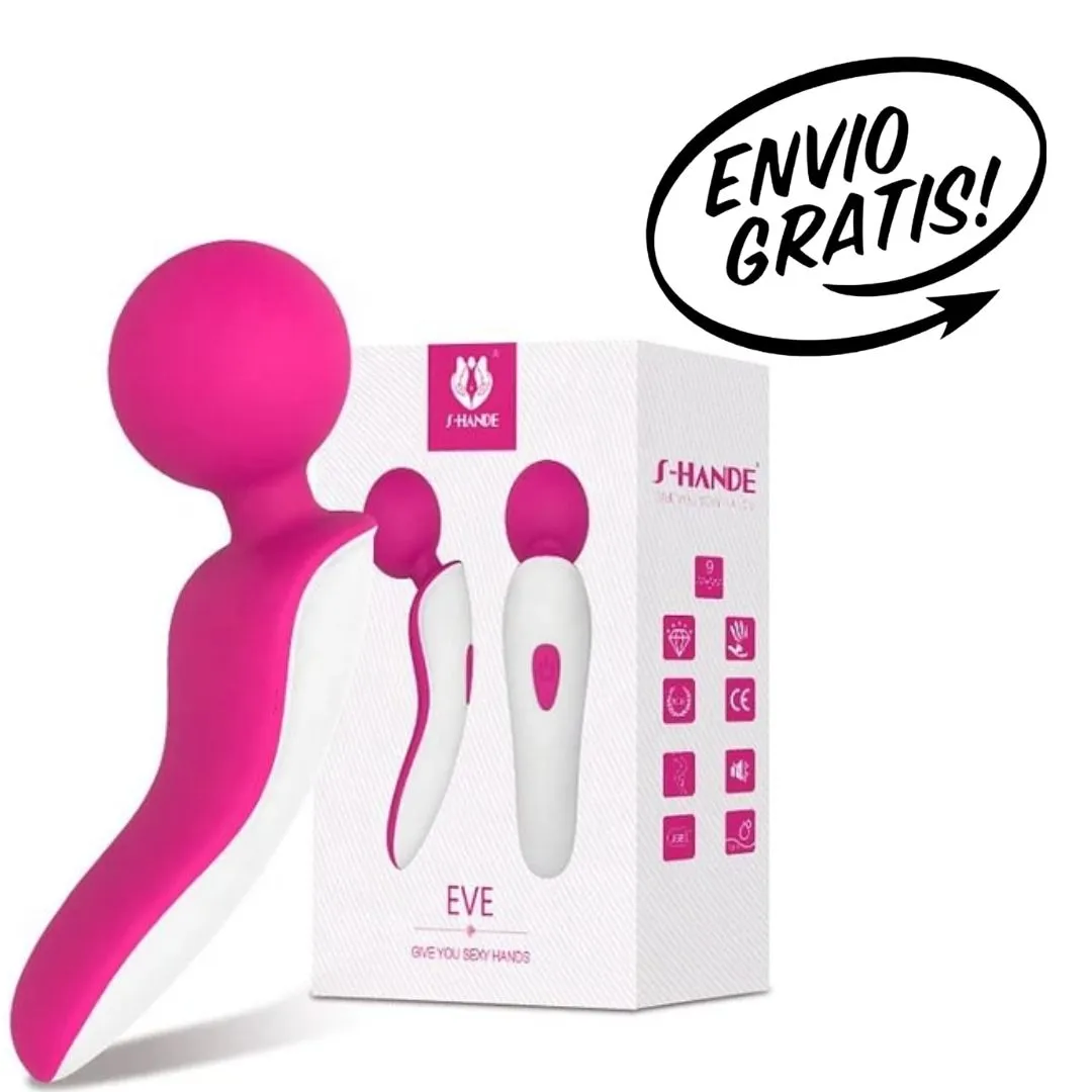 Vibrador Masajeador Estimulador de Clitoris Marca Eve Pink