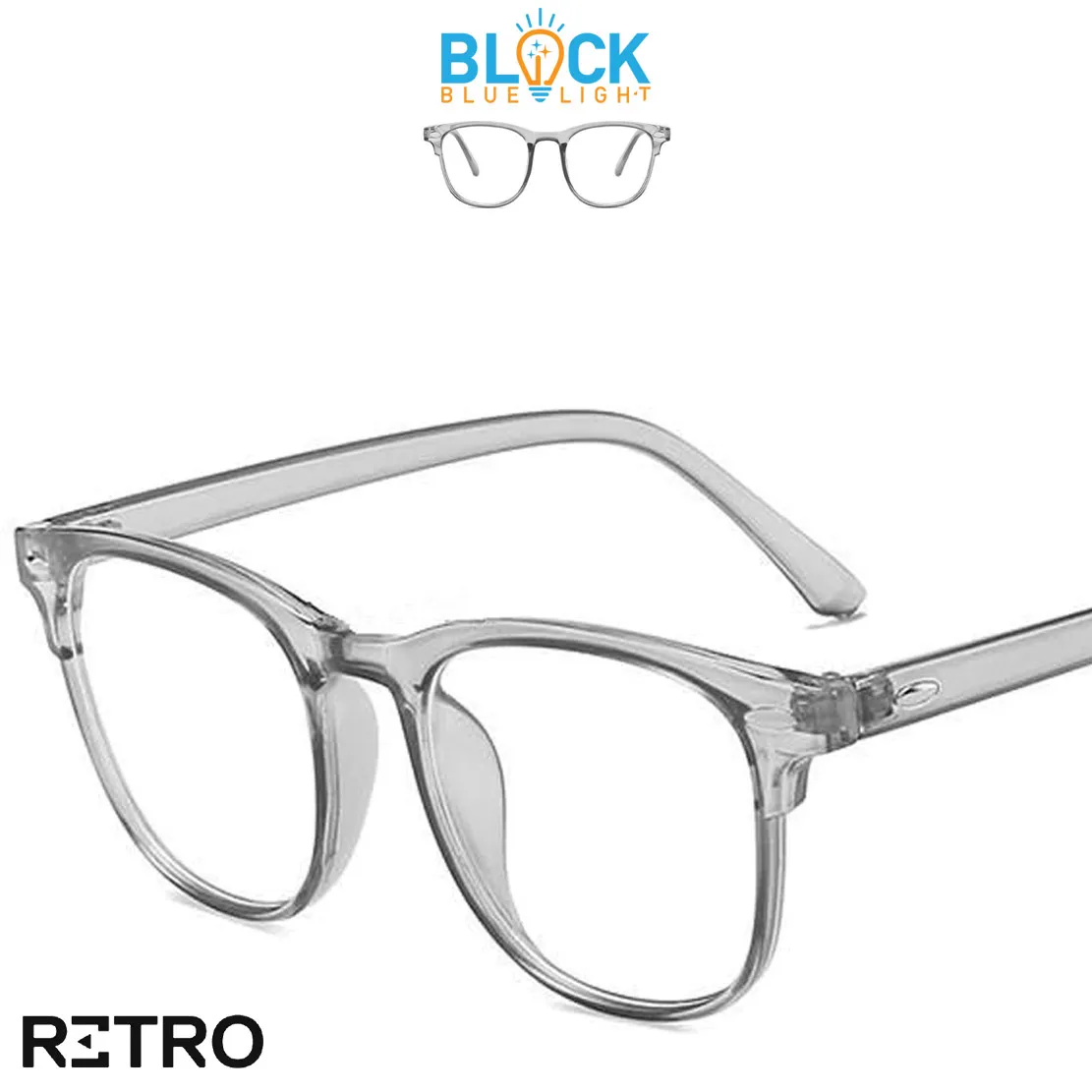 Gafas Óptica Originales Descanso RETRO®Filtro Diamond® ICE PC AntiBlue Gamer