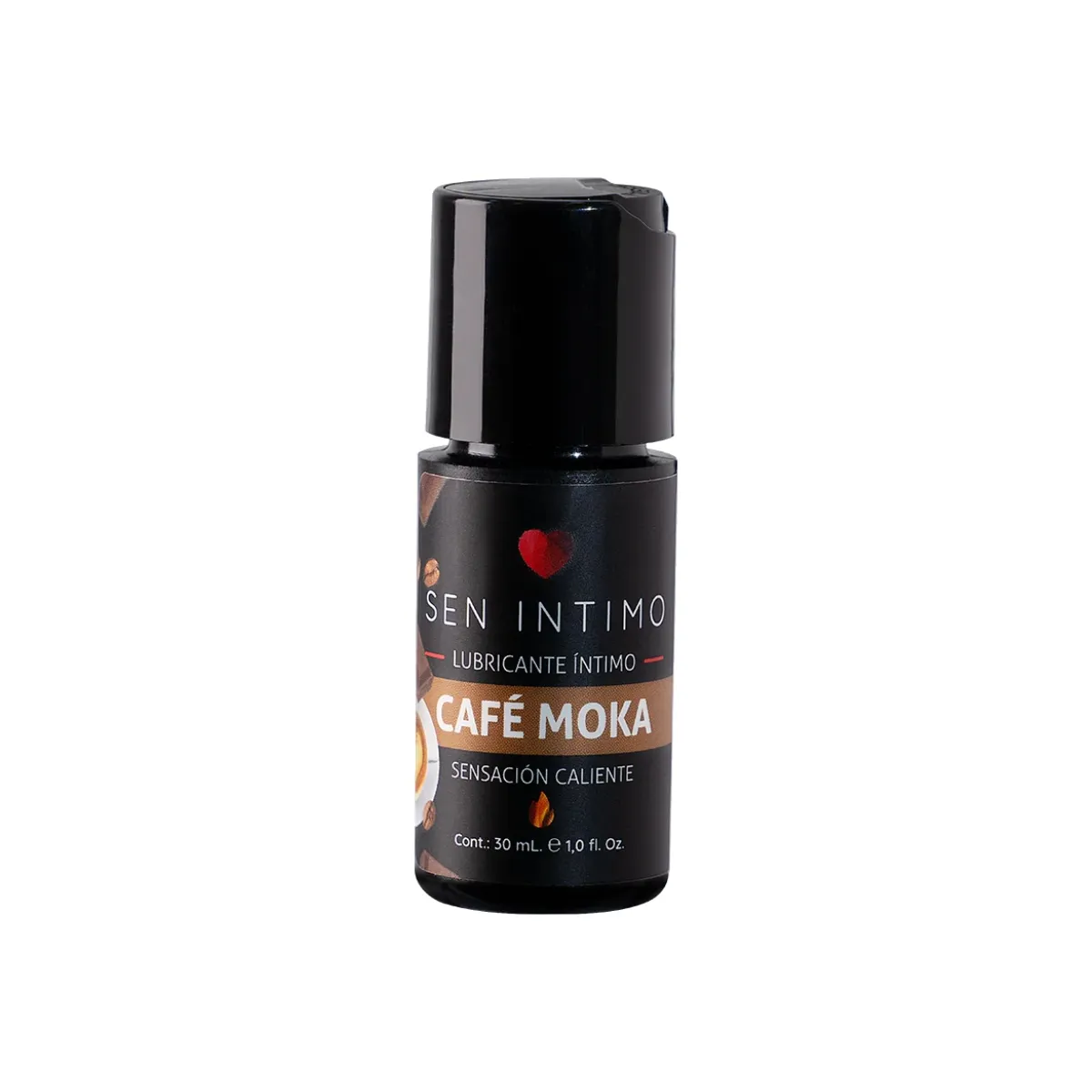 Lubricante Íntimo Cafe Moka Sensación Caliente X 30ml Sen Íntimo