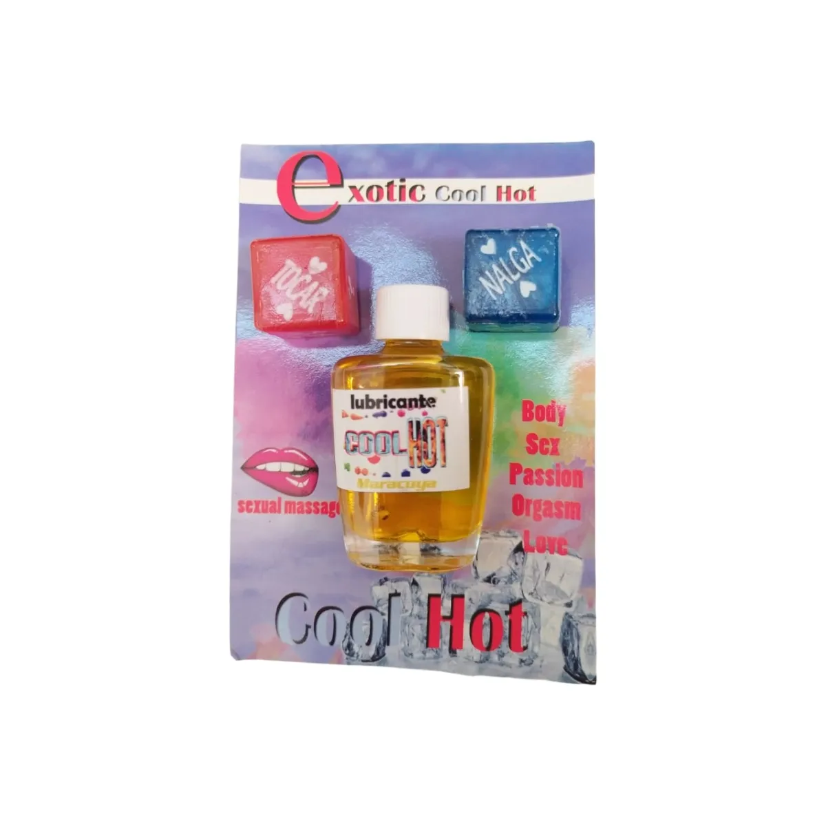 Lubricante Caliente Delicius Comestible X 15ml + Dados Sabor Surtido