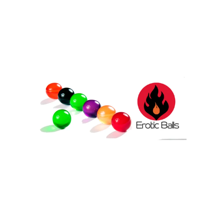 Erotic Balls Lubricante Comestible - Sensacion Caliente