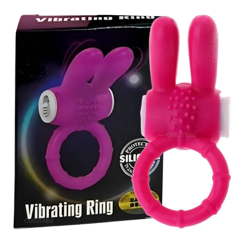 Anillo Vibrador Retardante Estimulador Clitoris Rabbit Vibrating