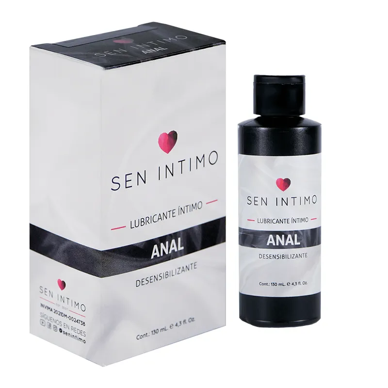 Lubricante Íntimo Anal Desensibilizante X 130ml Sen Intimo