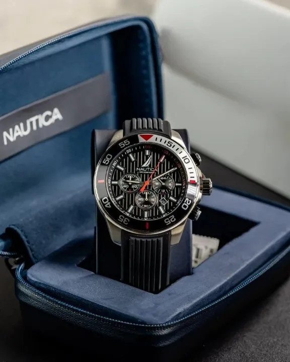 Nautica One Recycled Silicone Chronograph NAPNOS301