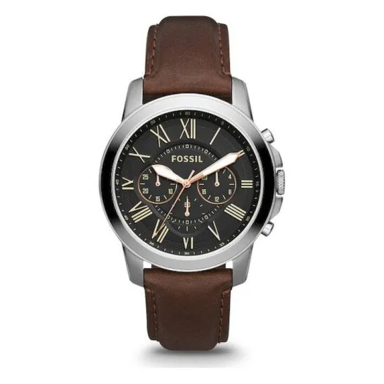 Fossil Grant Chronograph Brown Leather FS4813IE