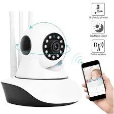 Camara Seguridad Robotica 360° Ip Wifi Vision Nocturna 