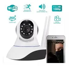 Camara Seguridad Robotica 360° Ip Wifi Vision Nocturna 