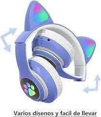 Audifonos Inalámbricos Diadema Gatico