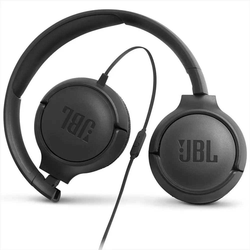 Audífonos de Diadema JBL Alámbricos OT500 Negro Original