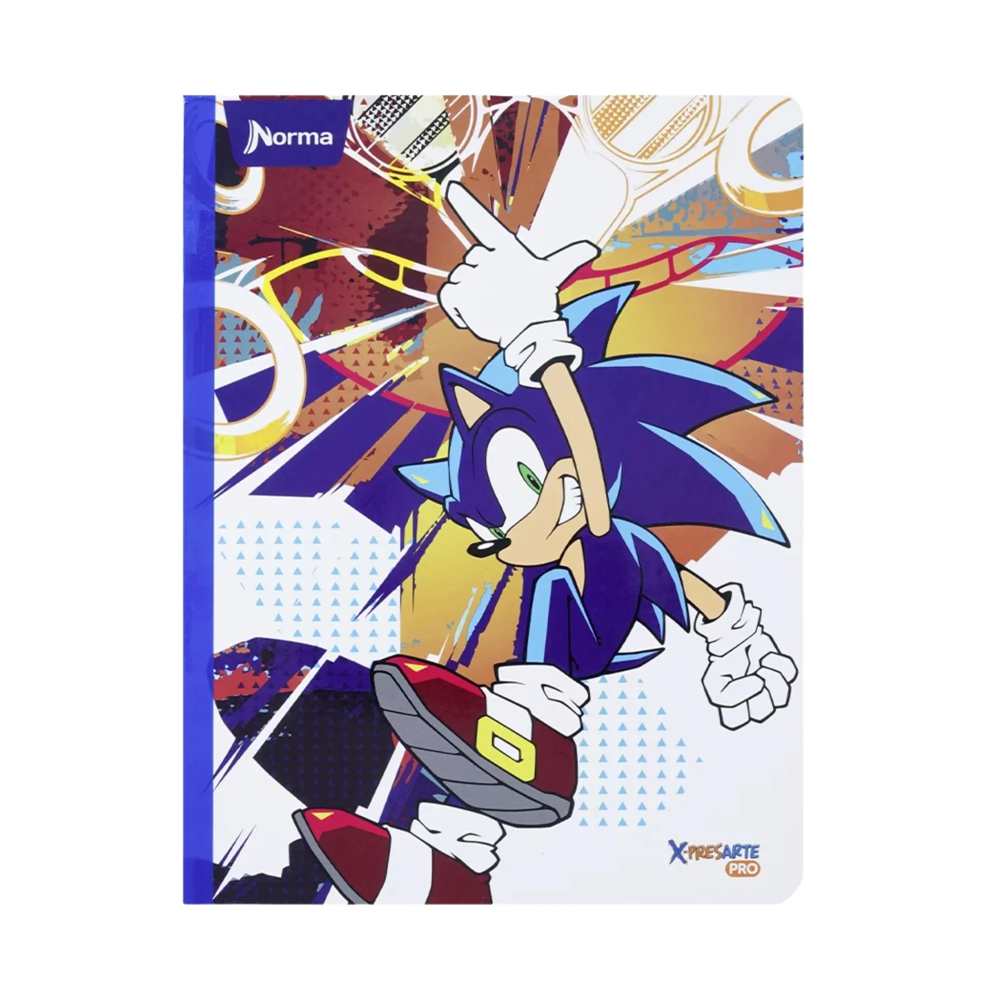 Cuaderno Cosido Cuadriculado Sonic 100 Hojas Norma Unidad