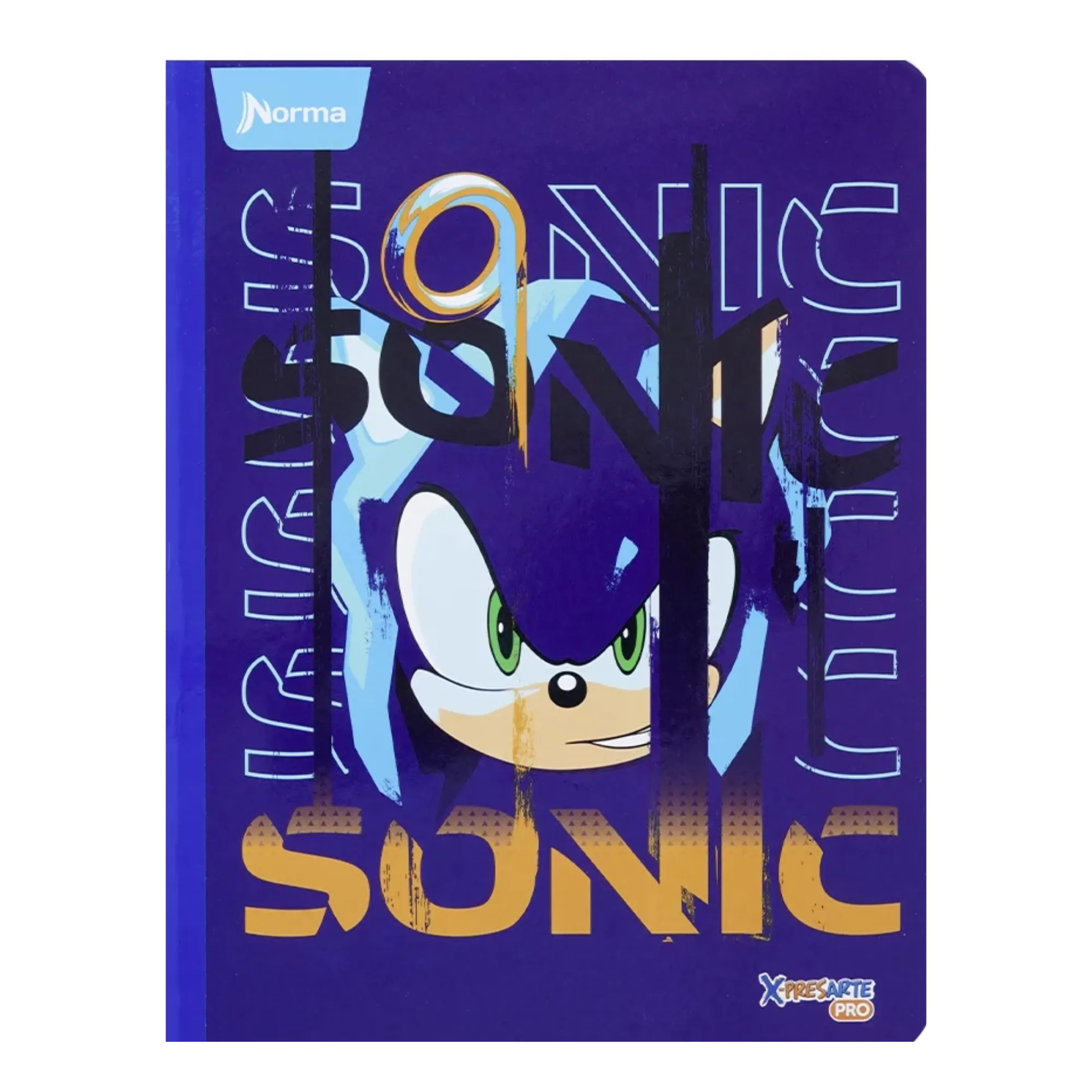 Cuaderno Cosido Cuadriculado Sonic 100 Hojas Norma Unidad