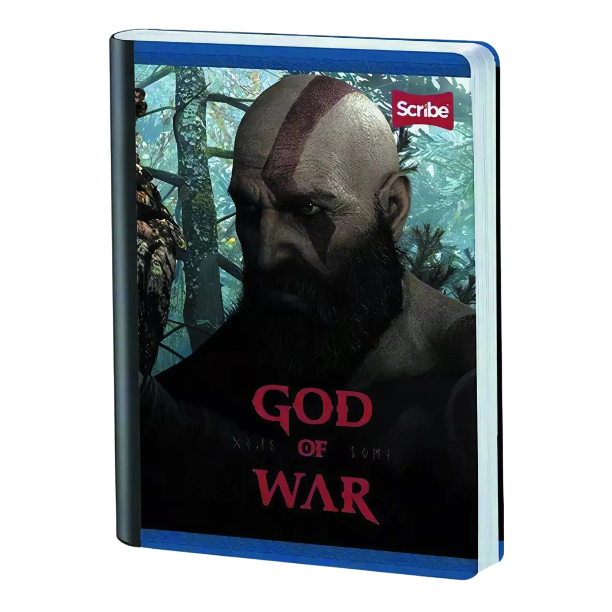 Cuaderno Cosido Cuadriculado God Of War 100 Hojas Scribe X3 Unidades