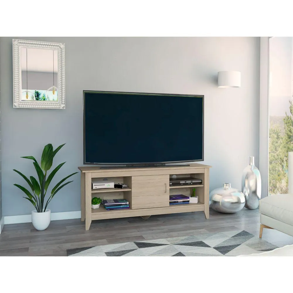 Mesa Para Tv Sarume, Beige, Con Puerta 65"