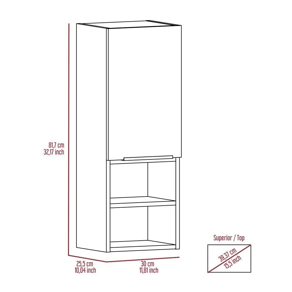 Gabinete De Baño, Real, Humo, Ideal Para Espacios Reducidos