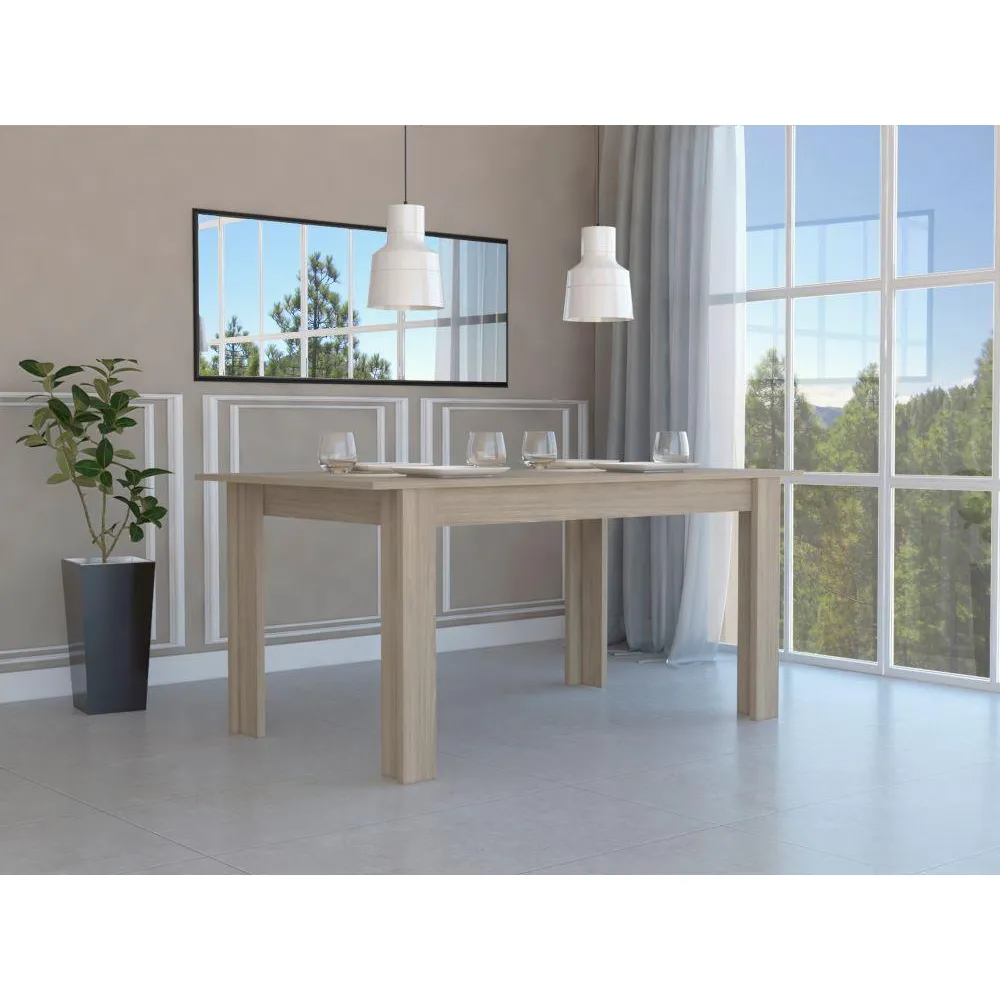 Comedor Estrella, Beige, Con Amplio Espacio Superior