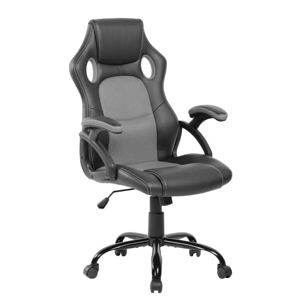 Silla Gamer Yokohama Negro, Con Cómodo Espaldar Y Rodachines