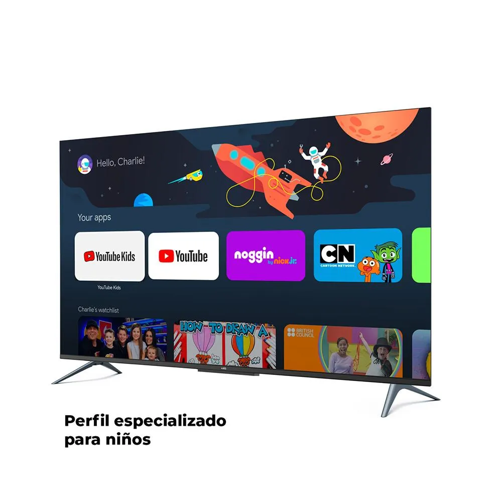 Televisor KALLEY 55" Pulgadas 4K-UHD QLED Smart TV Google