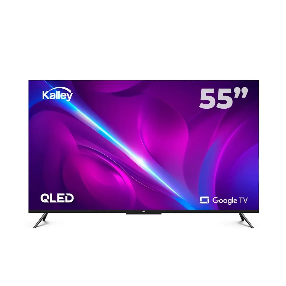 Televisor KALLEY 55" Pulgadas 4K-UHD QLED Smart TV Google