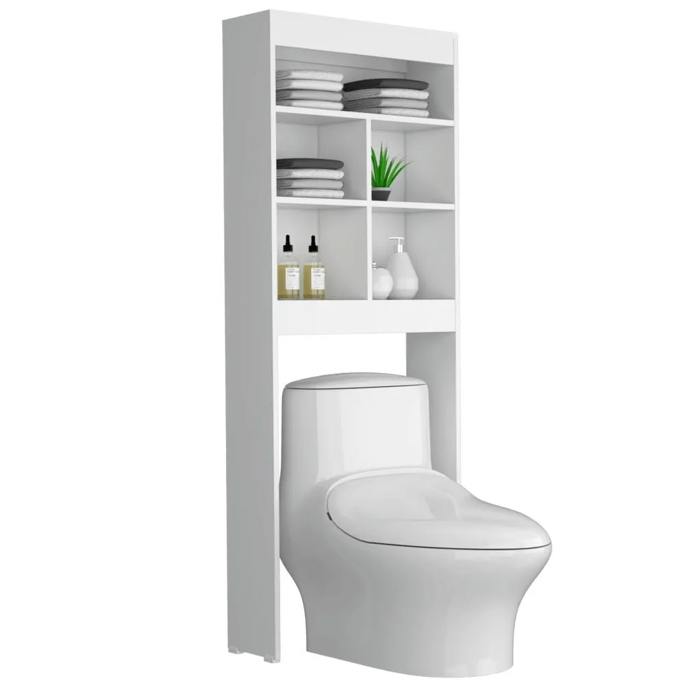 Gabinete de Baño Babel, Blanco, Con Amplios Espacios