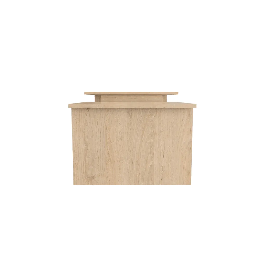 Mesa De Centro Trueno, Beige, Con Amplio Espacio Ideal Para Ubicar Decoraciones