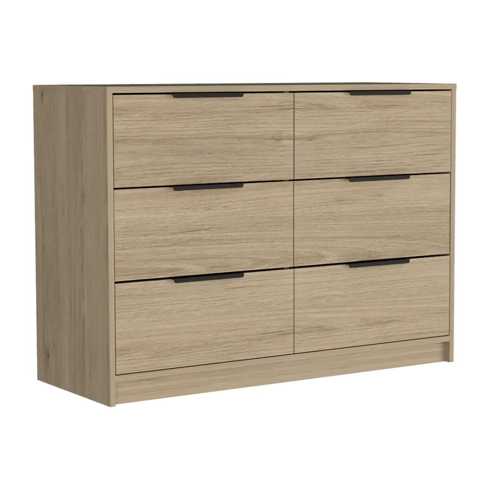 Organizador Wesley, Beige Y Blanco, Con Cuatro Cajones