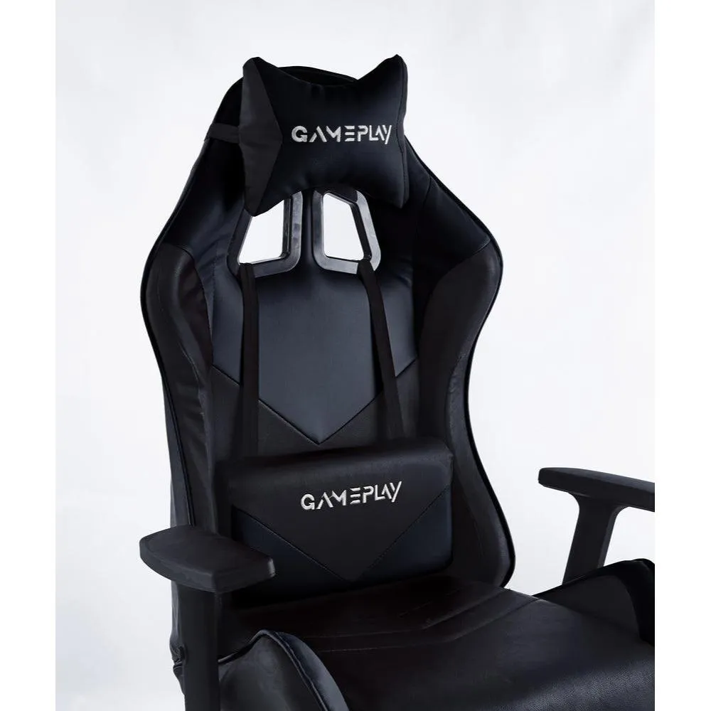 Silla Gamer X-71, Negro, Con Cómodo Espaldar Y Rodachines