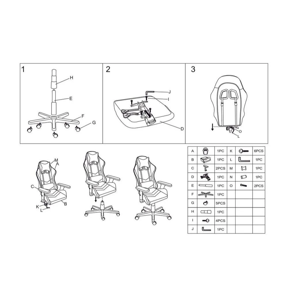 Silla Gamer X-71, Negro, Con Cómodo Espaldar Y Rodachines