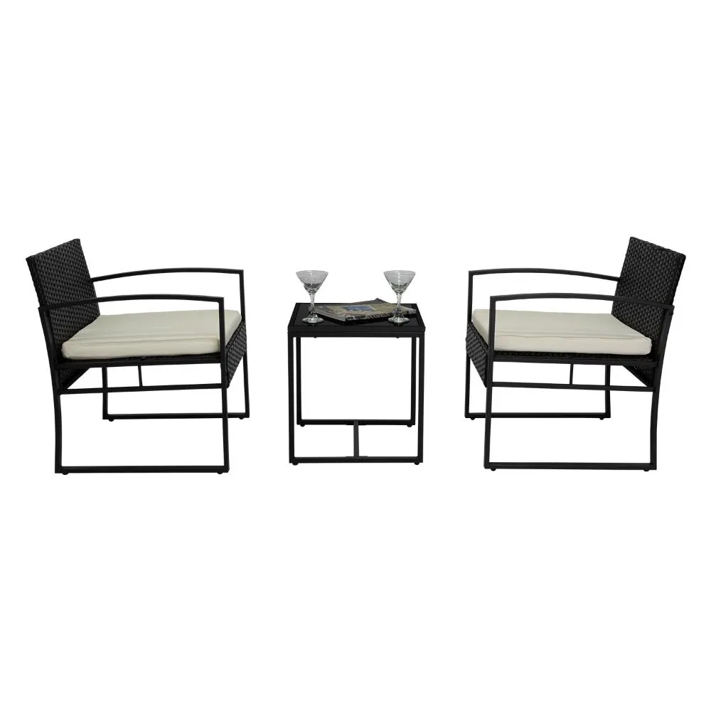 Comedor de Exterior Benagil , Negro y Blanco