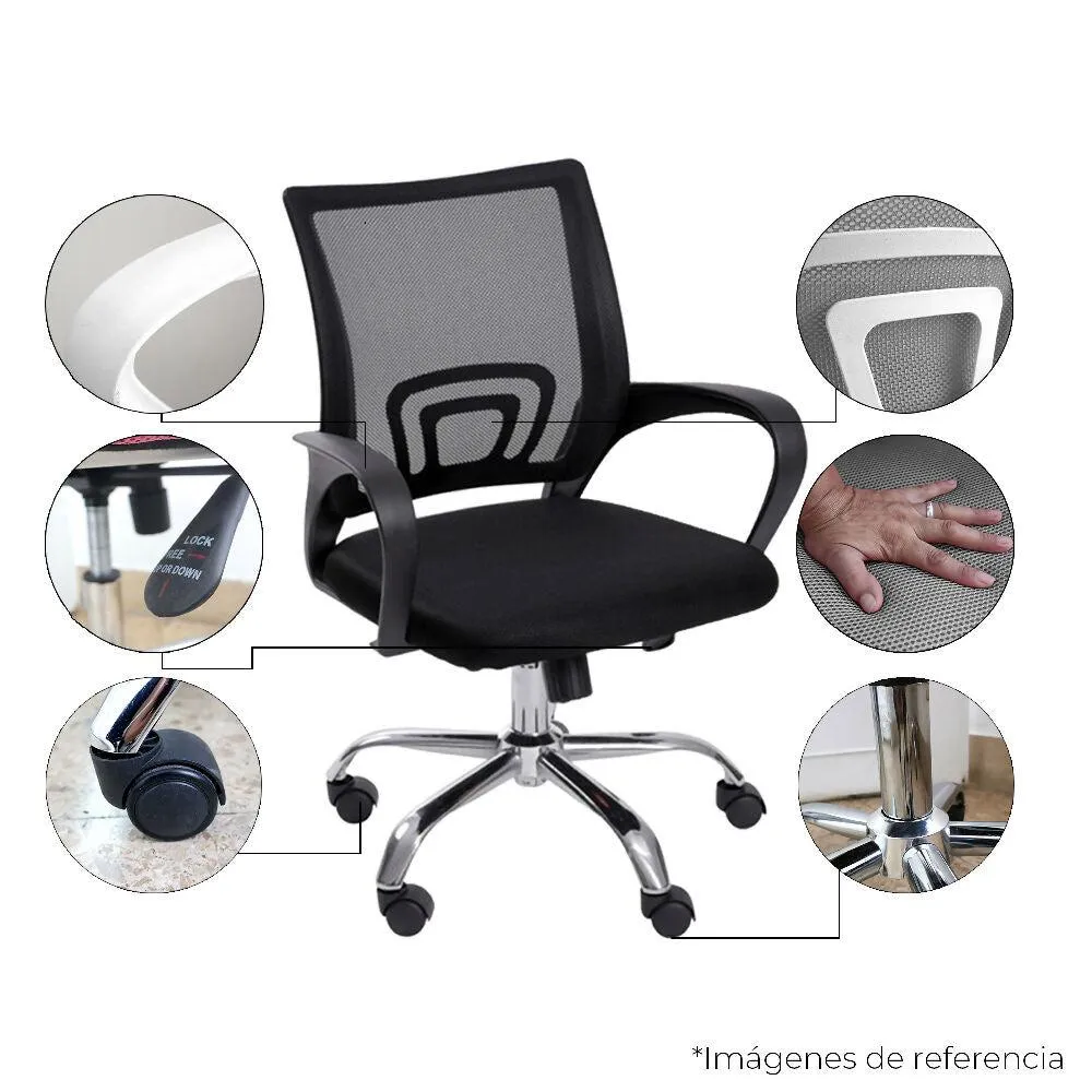 Silla Para Oficina Escritorio OR 3310 Negra