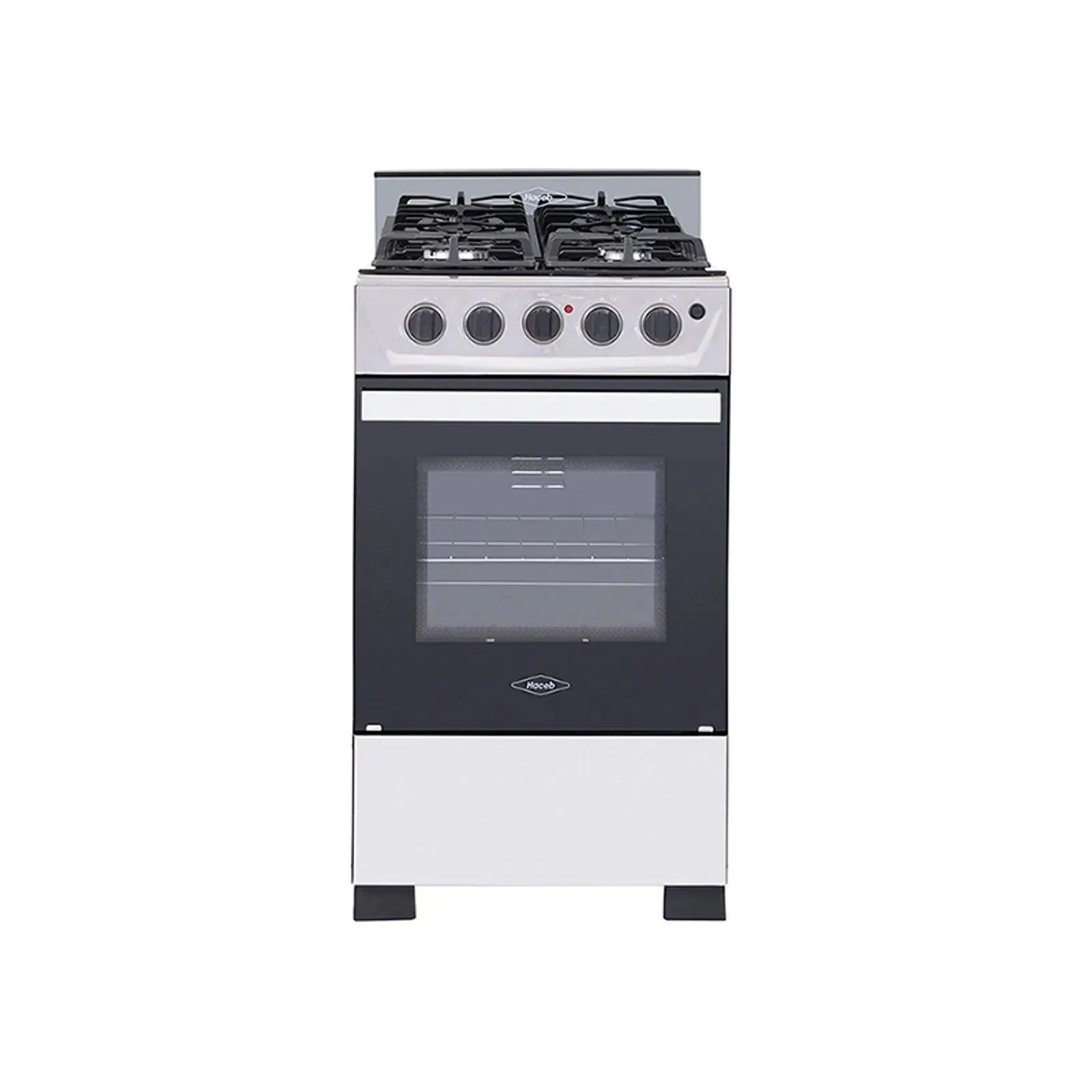 Estufa Romero Cristal Haceb 50 Cms Gas Natural Inox