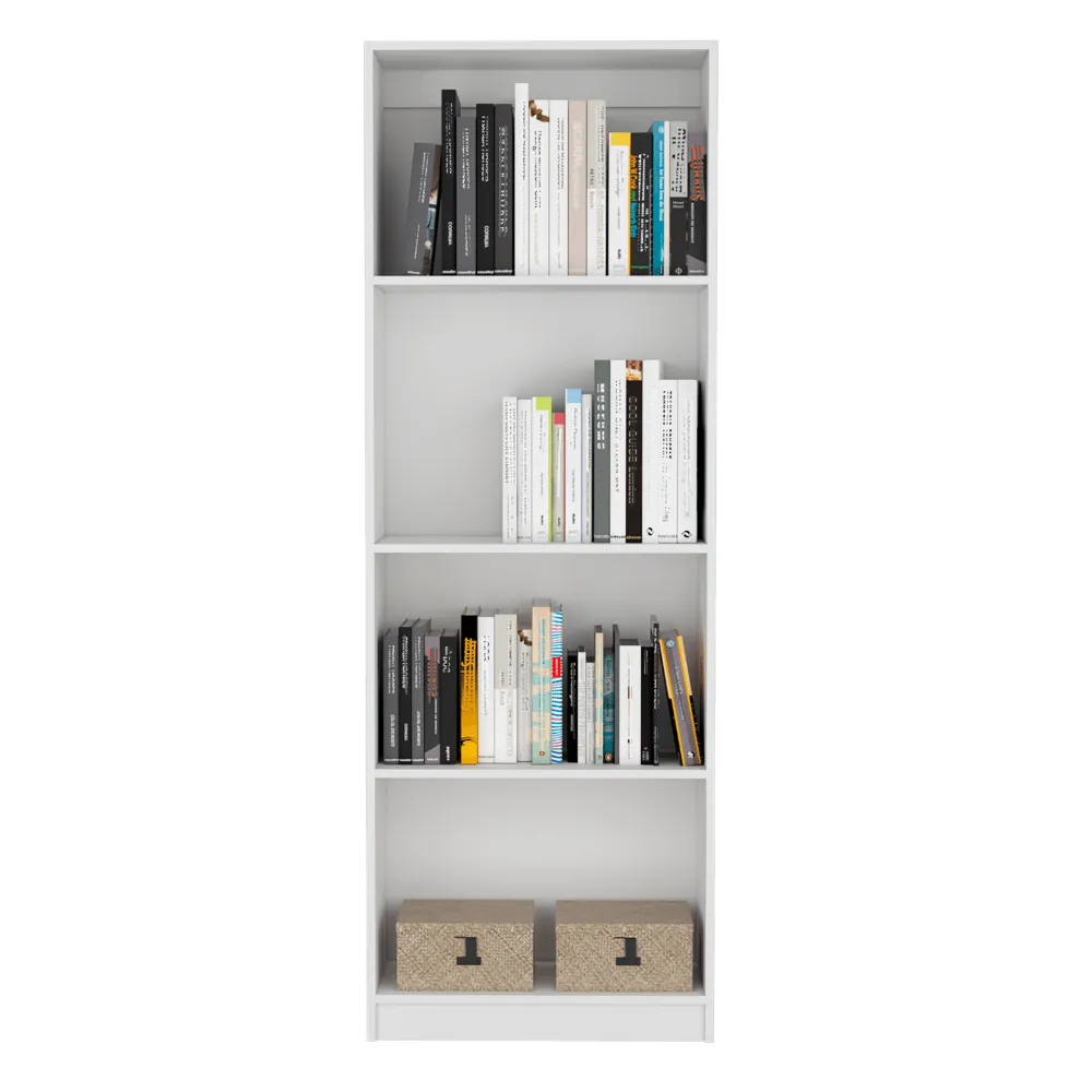 Combo De Bibliotecas Home, Blanco Incluye Tres Bibliotecas