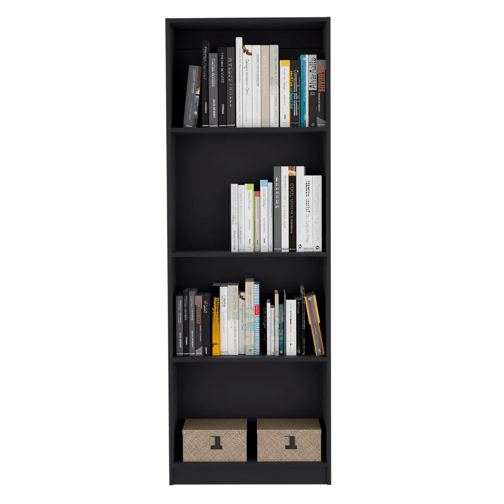 Combo De Bibliotecas Home, Wengue Incluye Tres Bibliotecas