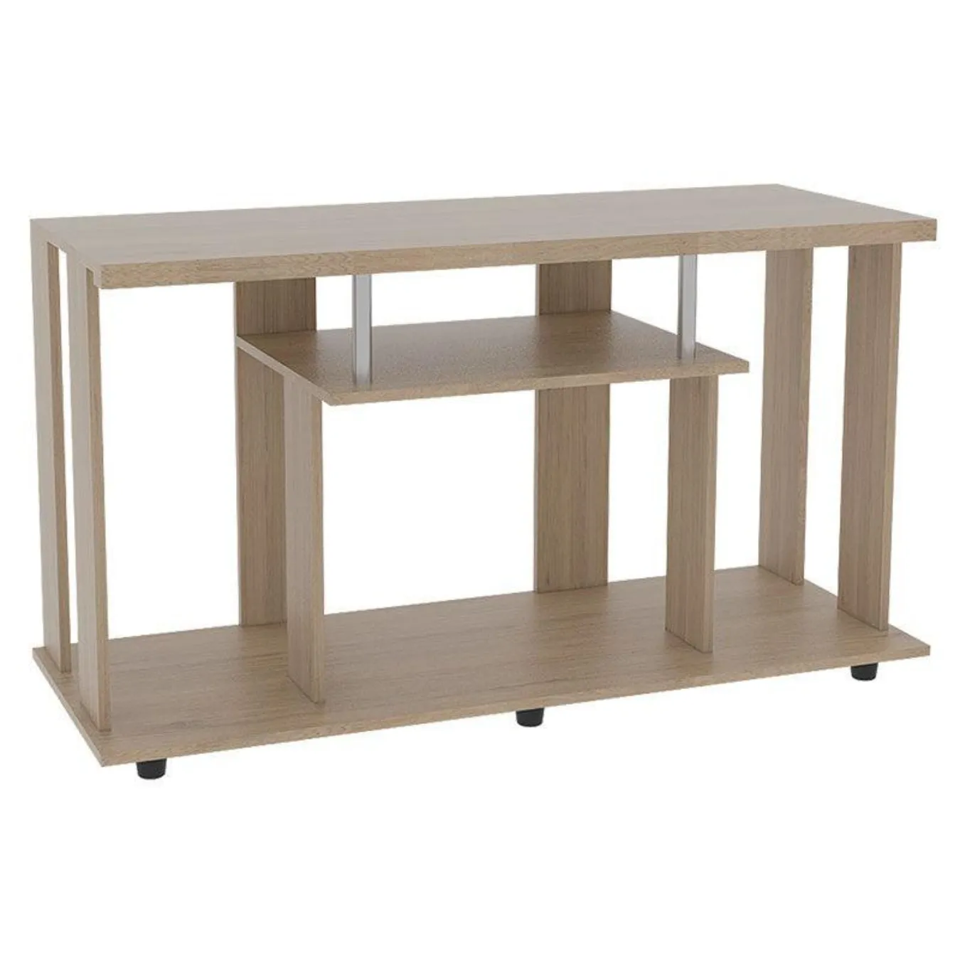 Mesa Para Tv Pina, Beige, Con Espacio Para Televisor De Hasta 50 Pulgadas